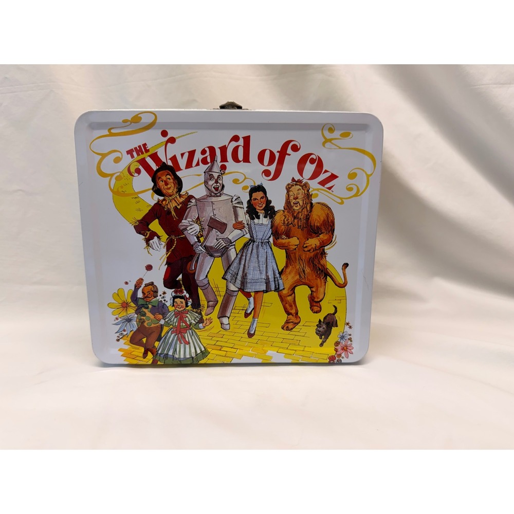 The Wizard of Oz Metal Lunch Box Aquarius Yellow Brick Road Tin Collectors